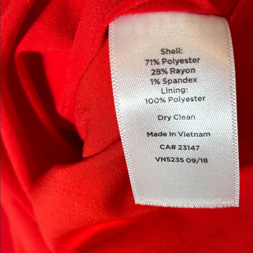 Talbots Red Dress - Picture 4 of 5